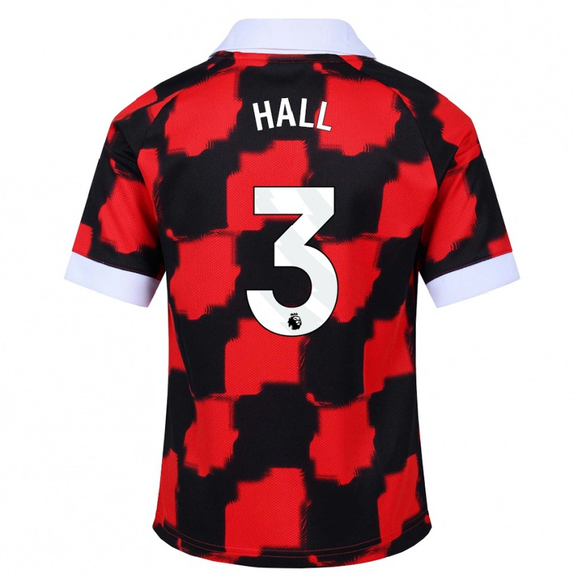Danxen Femme Maillot Marcel Hall #3 Rouge Blanc Noir Tenues Extérieur 2026/27 T-Shirt