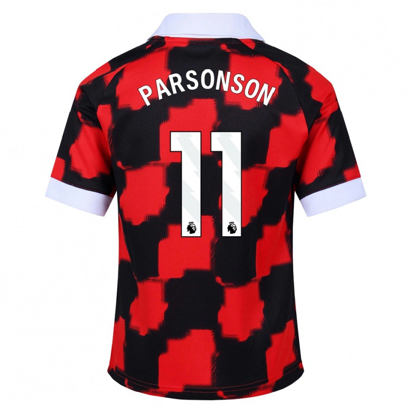 Danxen Femme Maillot Madi Parsonson #11 Rouge Blanc Noir Tenues Extérieur 2026/27 T-Shirt