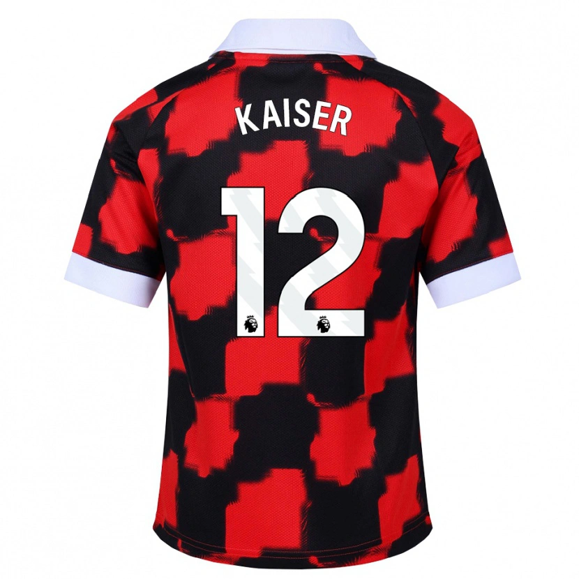 Danxen Femme Maillot Dino Kaiser #12 Rouge Blanc Noir Tenues Extérieur 2026/27 T-Shirt