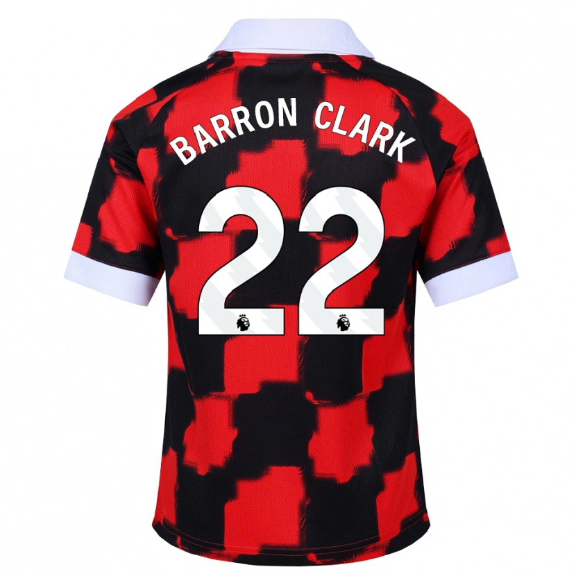 Danxen Femme Maillot Betty Barron-Clark #22 Rouge Blanc Noir Tenues Extérieur 2026/27 T-Shirt