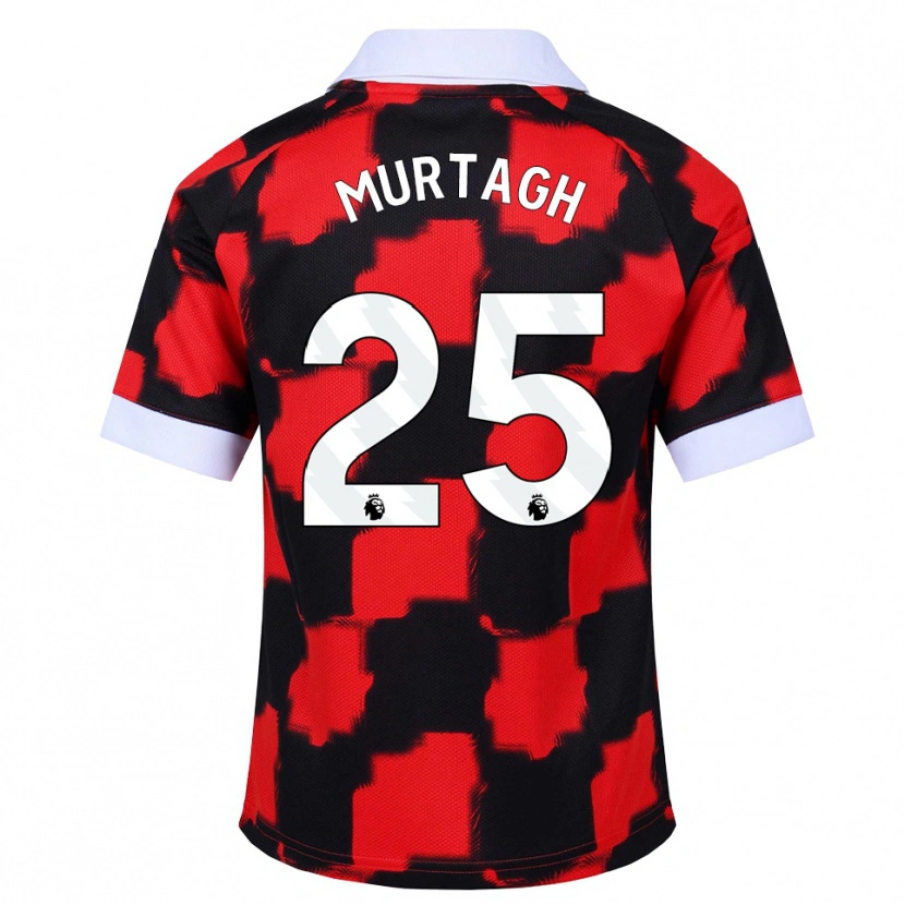 Danxen Femme Maillot Ruby Murtagh #25 Rouge Blanc Noir Tenues Extérieur 2026/27 T-Shirt