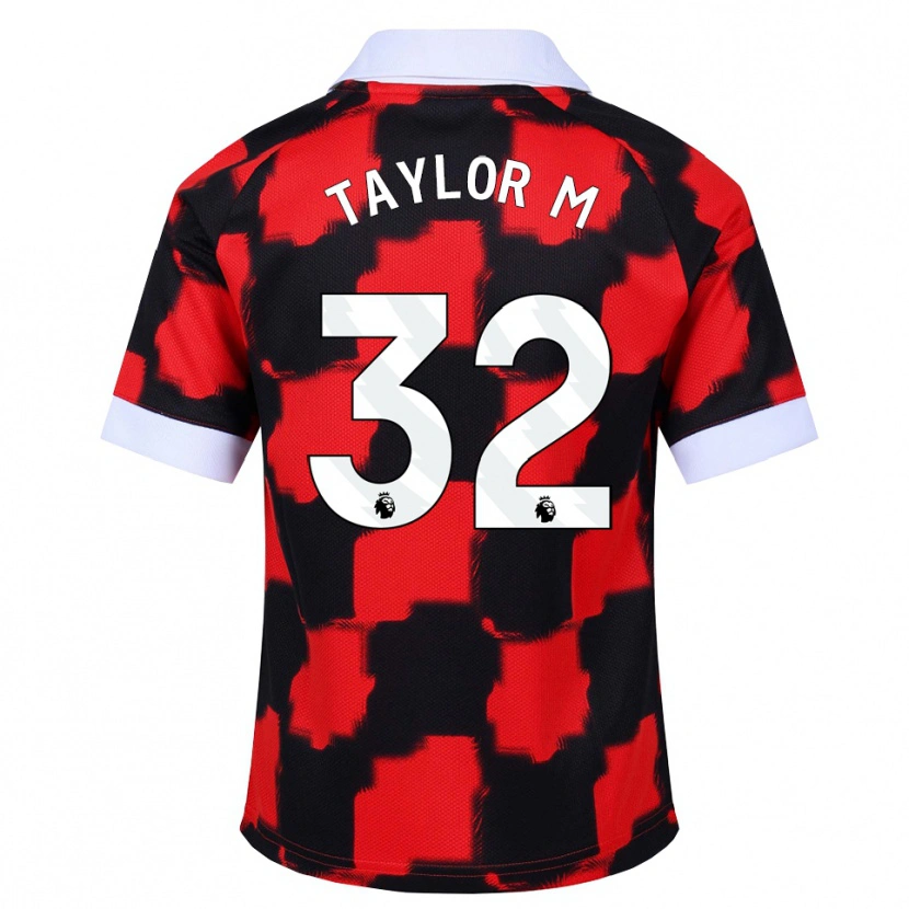 Danxen Femme Maillot Belle Taylor-M #32 Rouge Blanc Noir Tenues Extérieur 2026/27 T-Shirt