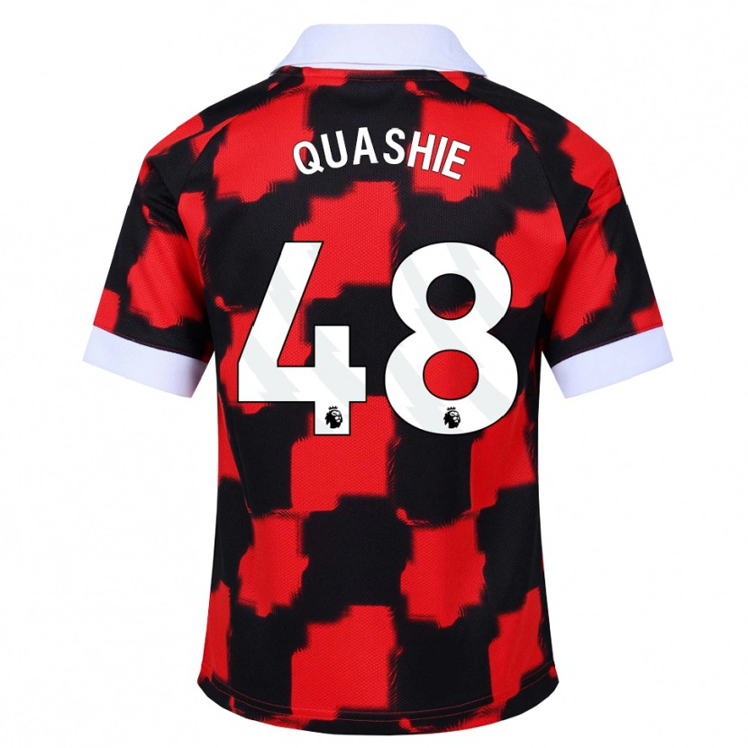 Danxen Femme Maillot Jayden Quashie #48 Rouge Blanc Noir Tenues Extérieur 2026/27 T-Shirt