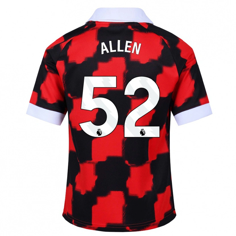 Danxen Femme Maillot Michael Allen #52 Rouge Blanc Noir Tenues Extérieur 2026/27 T-Shirt