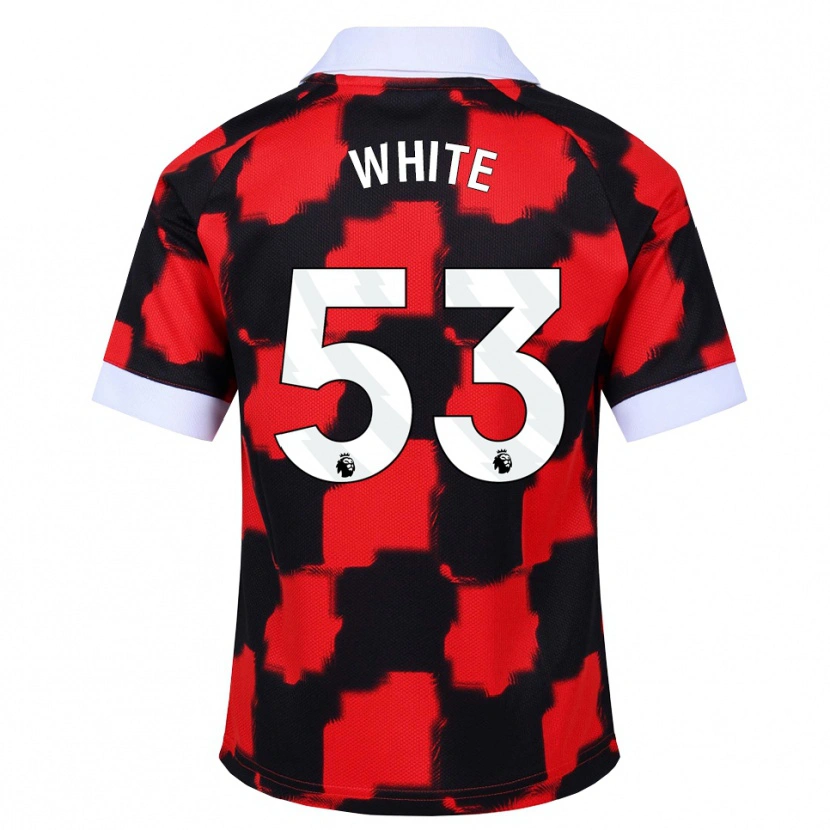 Danxen Femme Maillot Alfie White #53 Rouge Blanc Noir Tenues Extérieur 2026/27 T-Shirt