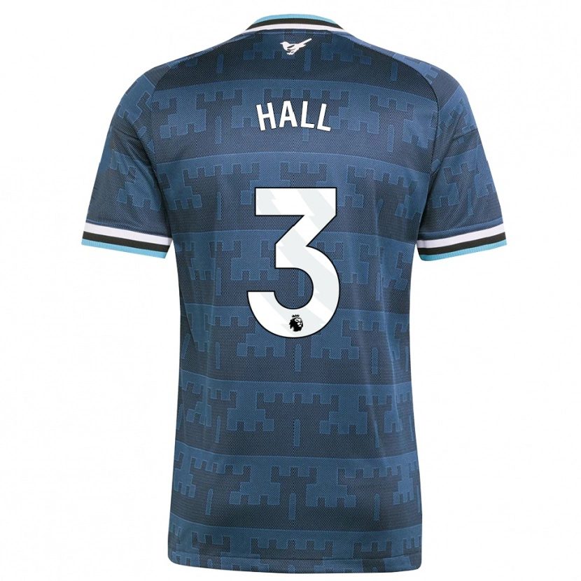 Danxen Femme Maillot Lewis Hall #3 Jaune Noir Bleu Tenues Extérieur 2026/27 T-Shirt