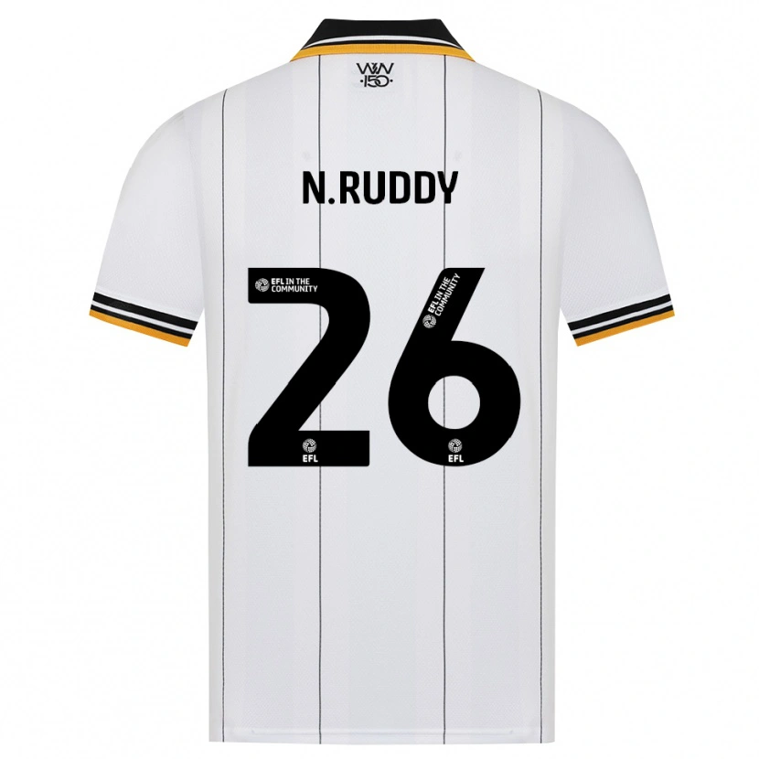 Danxen Femme Maillot John Ruddy #26 Orange Noir Blanc Tenues Extérieur 2026/27 T-Shirt