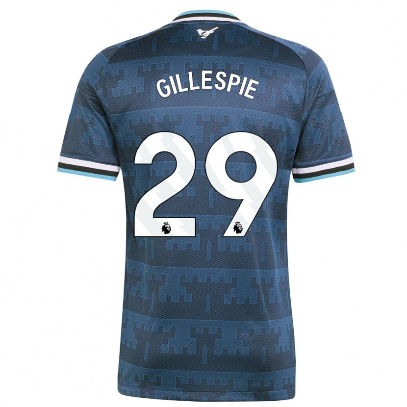 Danxen Femme Maillot Mark Gillespie #29 Jaune Noir Bleu Tenues Extérieur 2026/27 T-Shirt