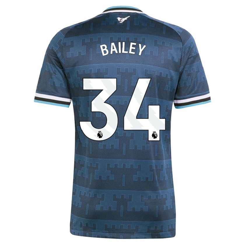 Danxen Femme Maillot Scott Bailey #34 Jaune Noir Bleu Tenues Extérieur 2026/27 T-Shirt