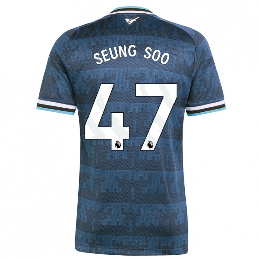 Danxen Femme Maillot Seung-Soo Park #47 Jaune Noir Bleu Tenues Extérieur 2026/27 T-Shirt