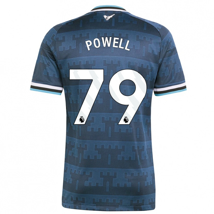 Danxen Femme Maillot Rory Powell #79 Jaune Noir Bleu Tenues Extérieur 2026/27 T-Shirt