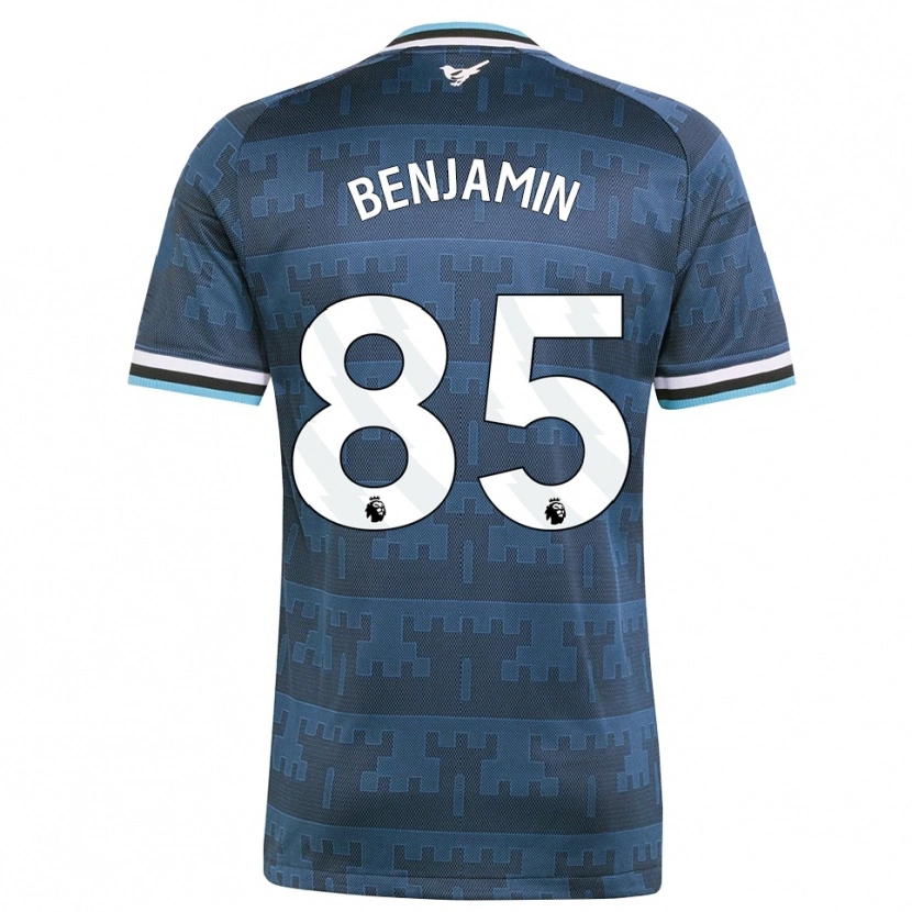 Danxen Femme Maillot Theo Benjamin #85 Jaune Noir Bleu Tenues Extérieur 2026/27 T-Shirt