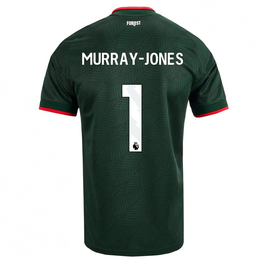 Danxen Femme Maillot George Murray-Jones #1 Vert Foncé Rouge Tenues Extérieur 2026/27 T-Shirt