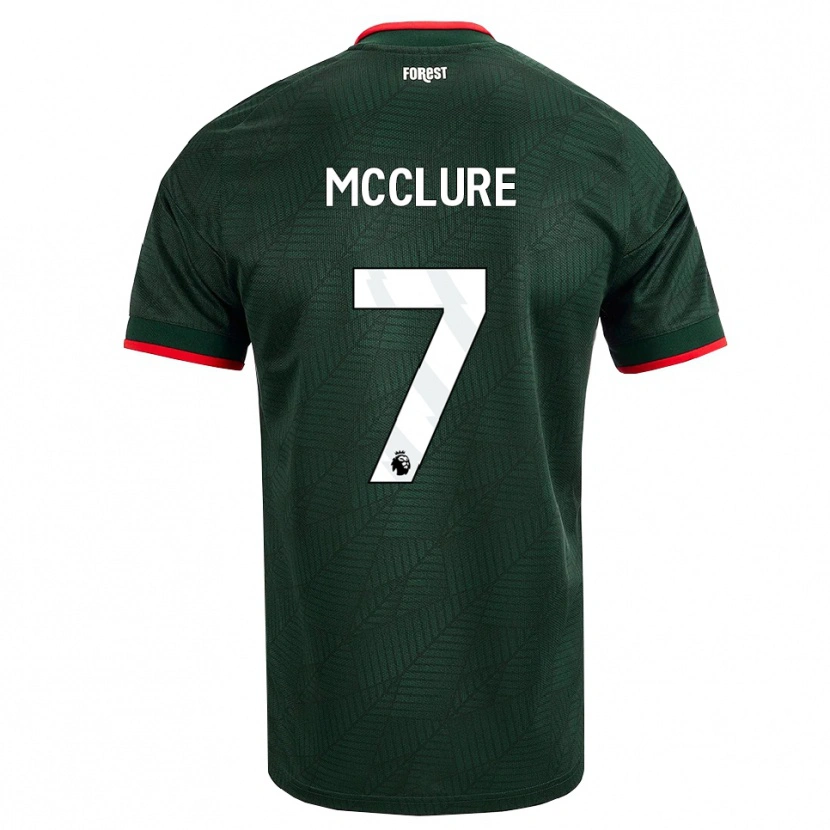 Danxen Femme Maillot Blaine Mcclure #7 Vert Foncé Rouge Tenues Extérieur 2026/27 T-Shirt