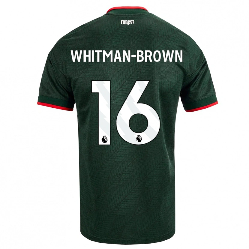 Danxen Femme Maillot Chae Whitman-Brown #16 Vert Foncé Rouge Tenues Extérieur 2026/27 T-Shirt