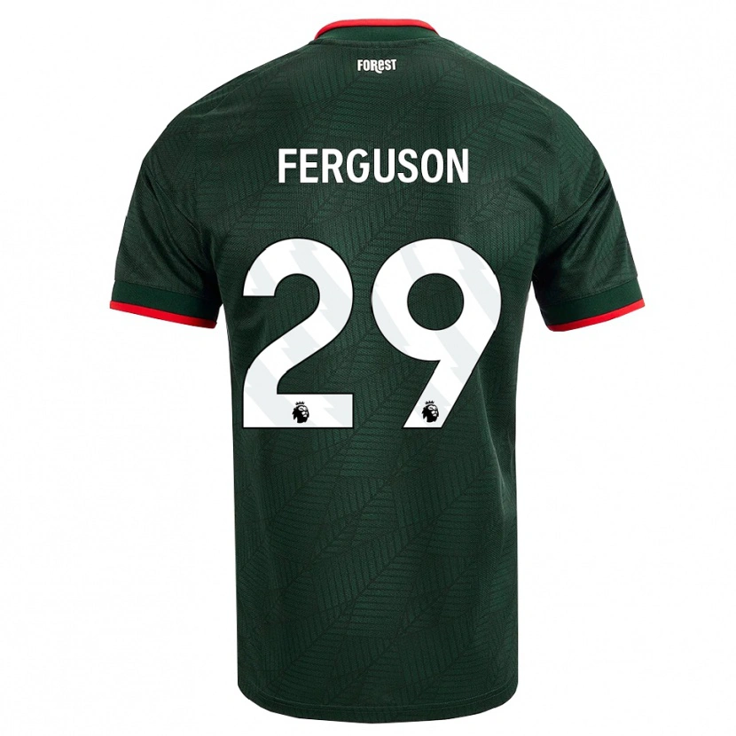 Danxen Femme Maillot Georgie Ferguson #29 Vert Foncé Rouge Tenues Extérieur 2026/27 T-Shirt