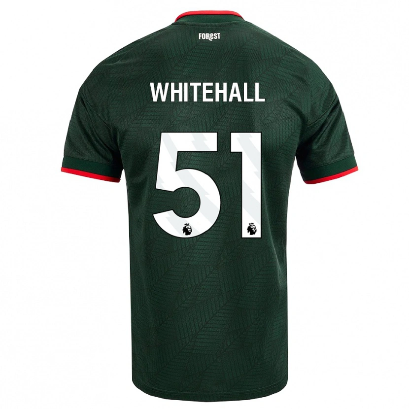 Danxen Femme Maillot Archie Whitehall #51 Vert Foncé Rouge Tenues Extérieur 2026/27 T-Shirt