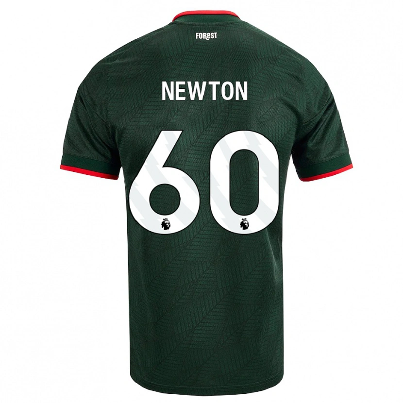 Danxen Femme Maillot Jamie Newton #60 Vert Foncé Rouge Tenues Extérieur 2026/27 T-Shirt