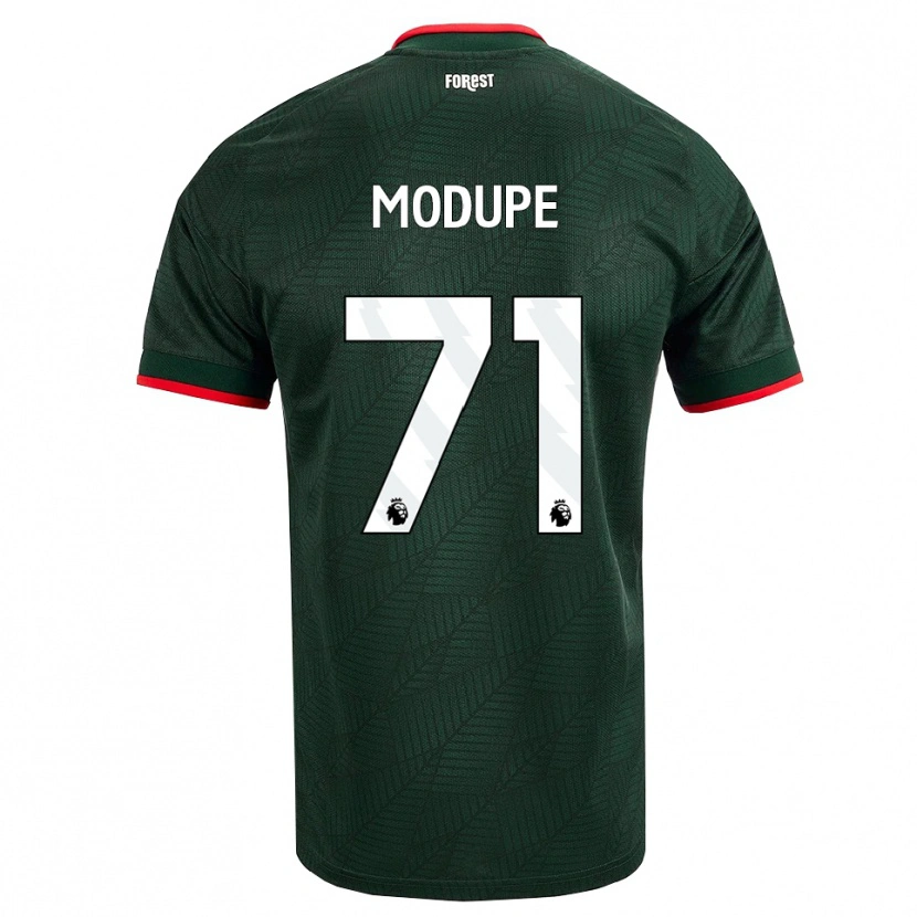 Danxen Femme Maillot David Modupe #71 Vert Foncé Rouge Tenues Extérieur 2026/27 T-Shirt