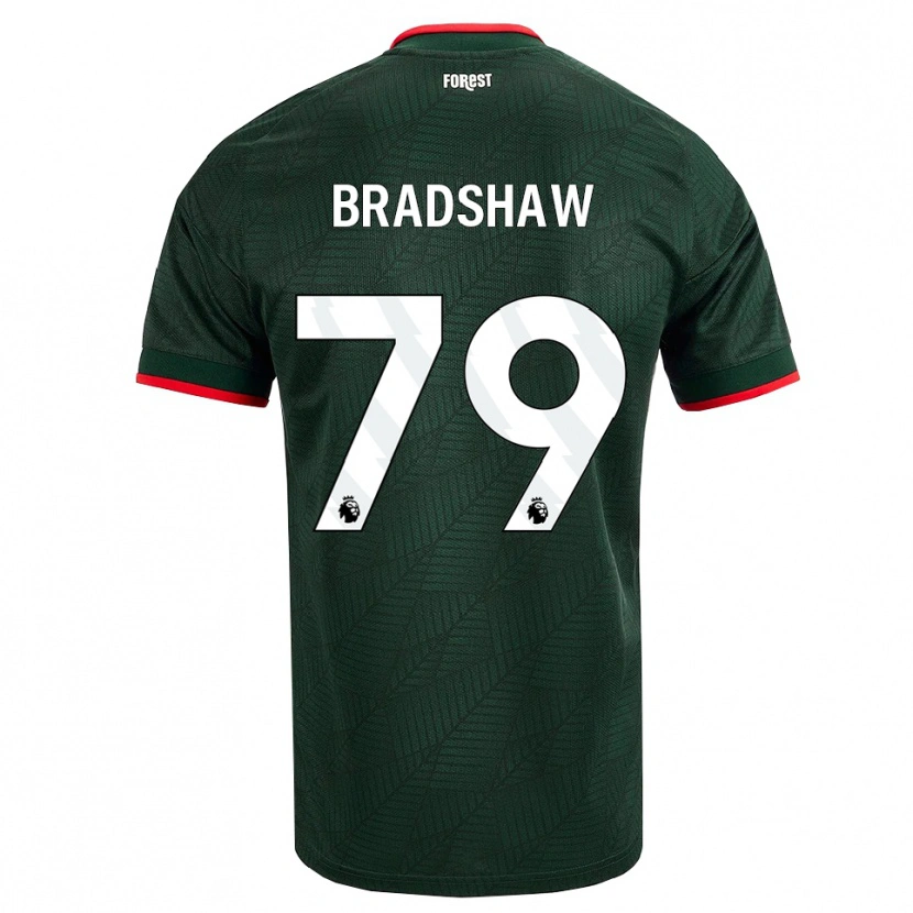 Danxen Femme Maillot Alfie Bradshaw #79 Vert Foncé Rouge Tenues Extérieur 2026/27 T-Shirt