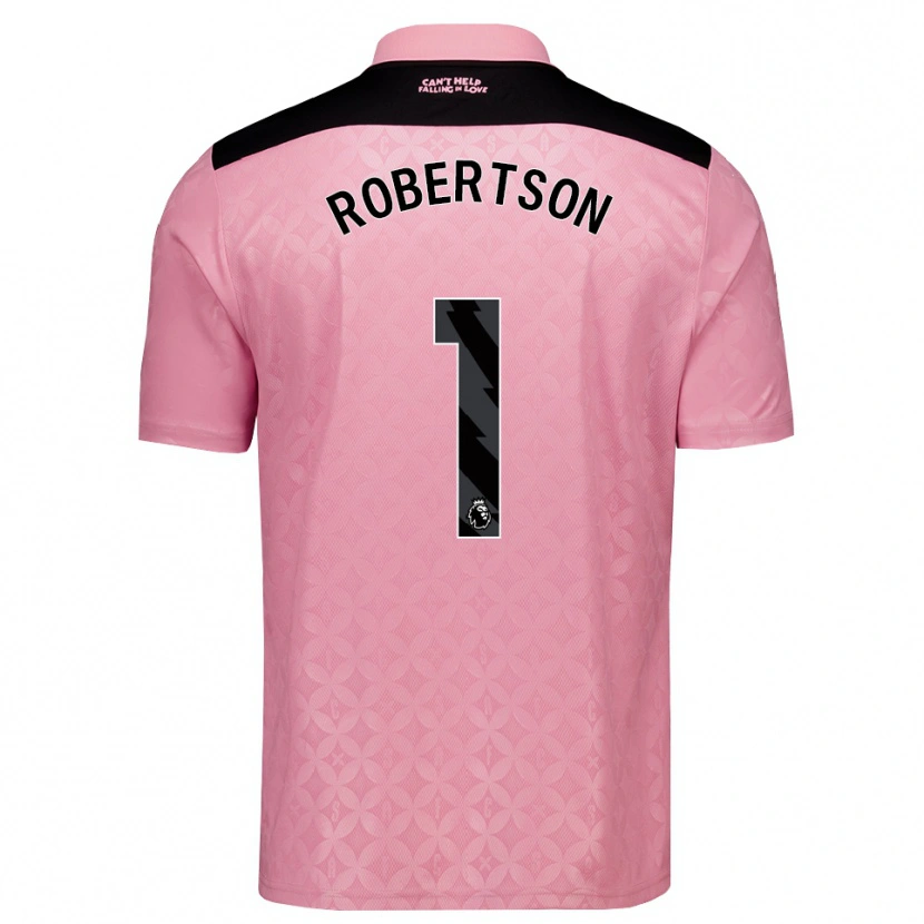 Danxen Femme Maillot Finley Robertson #1 Lightpink Noir Tenues Extérieur 2026/27 T-Shirt