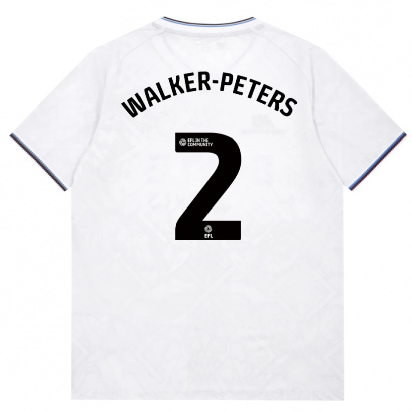 Danxen Femme Maillot Kyle Walker-Peters #2 Bourgogne Blanc Tenues Extérieur 2026/27 T-Shirt