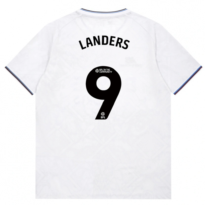 Danxen Femme Maillot Josh Landers #9 Bourgogne Blanc Tenues Extérieur 2026/27 T-Shirt