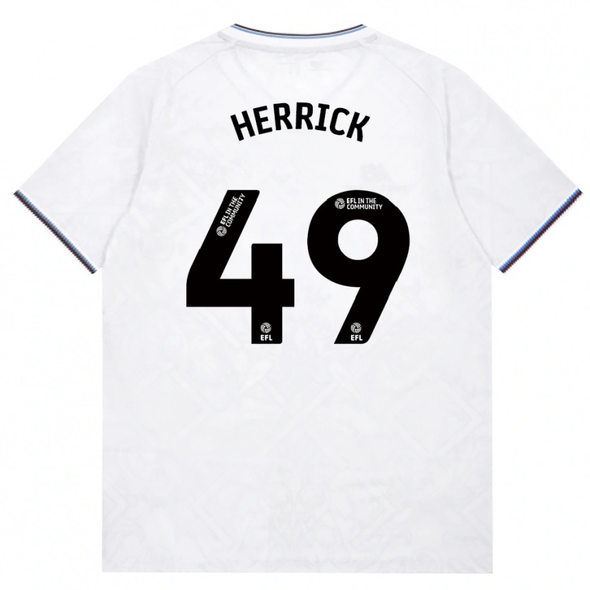 Danxen Femme Maillot Finlay Herrick #49 Bourgogne Blanc Tenues Extérieur 2026/27 T-Shirt
