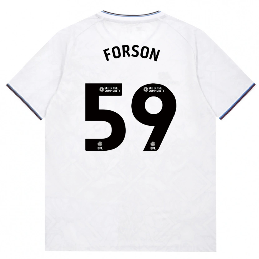 Danxen Femme Maillot Keenan Forson #59 Bourgogne Blanc Tenues Extérieur 2026/27 T-Shirt