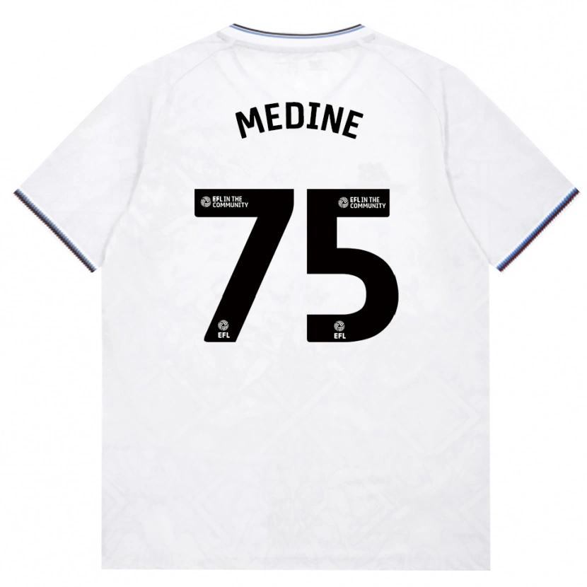 Danxen Femme Maillot Jethro Medine #75 Bourgogne Blanc Tenues Extérieur 2026/27 T-Shirt