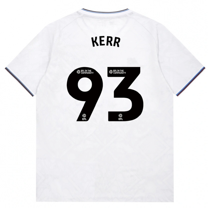 Danxen Femme Maillot Joel Kerr #93 Bourgogne Blanc Tenues Extérieur 2026/27 T-Shirt