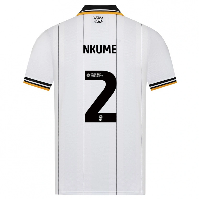 Danxen Femme Maillot Saviour Nkume #2 Orange Noir Blanc Tenues Extérieur 2026/27 T-Shirt