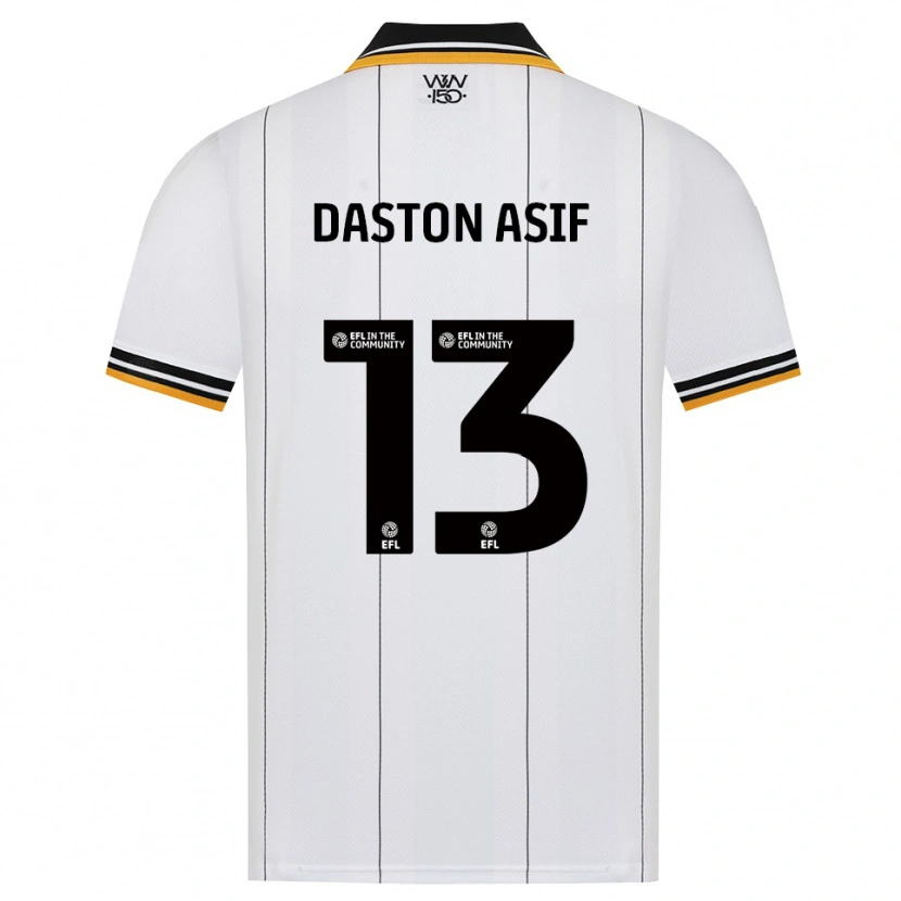Danxen Femme Maillot Daston Asif #13 Orange Noir Blanc Tenues Extérieur 2026/27 T-Shirt