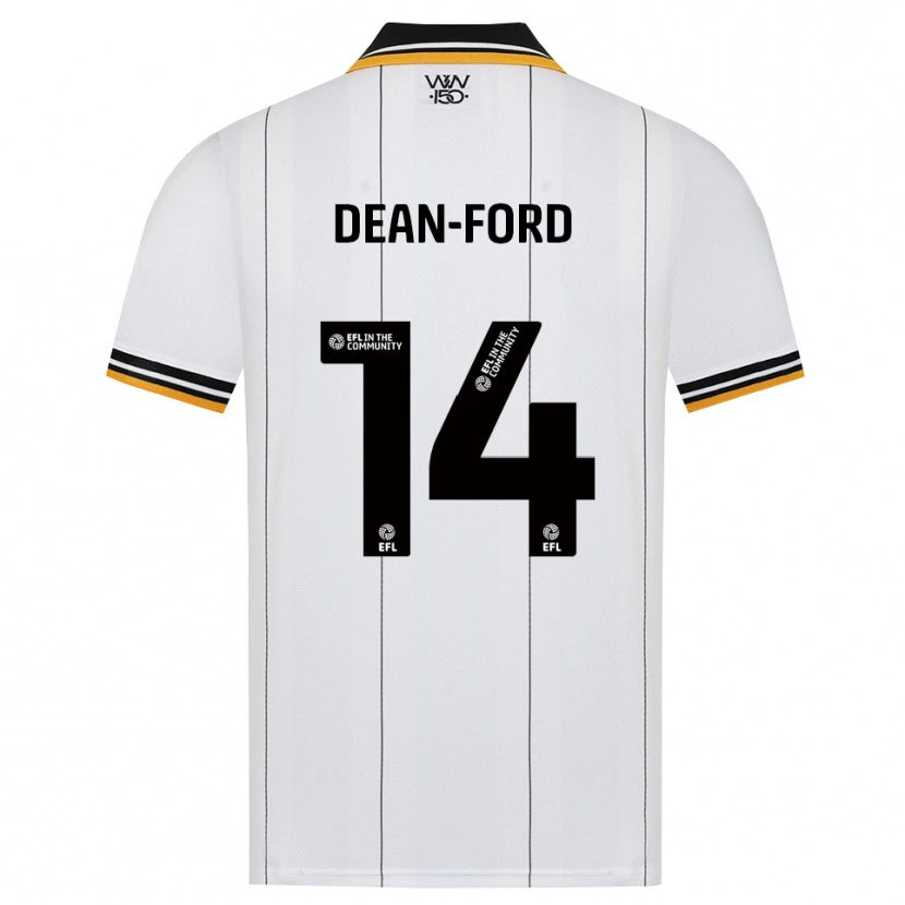 Danxen Femme Maillot Jacob Dean-Ford #14 Orange Noir Blanc Tenues Extérieur 2026/27 T-Shirt