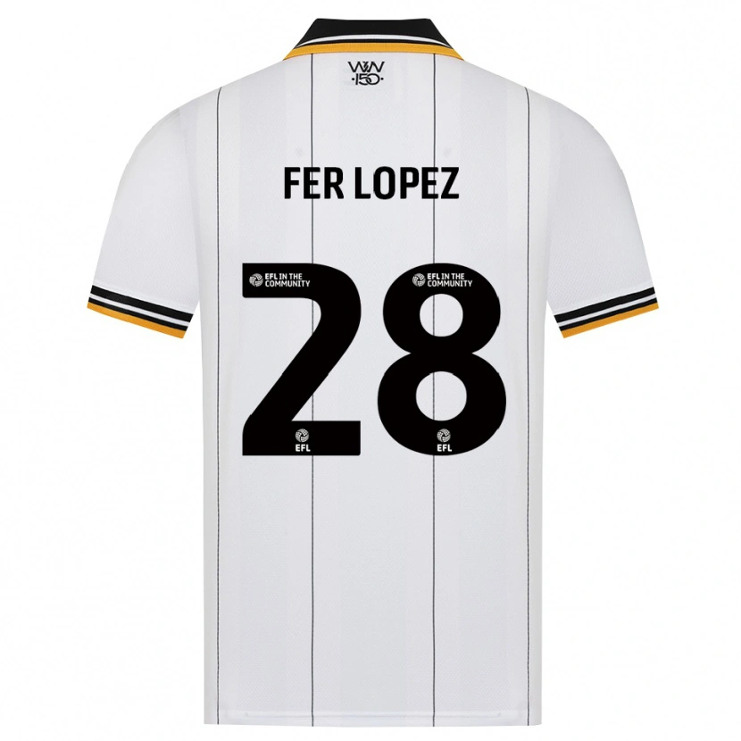 Danxen Femme Maillot Fer López #28 Orange Noir Blanc Tenues Extérieur 2026/27 T-Shirt