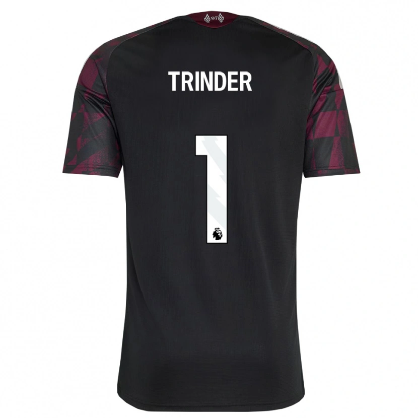 Danxen Femme Maillot Zach Trinder #1 Noir Blanc Violet Troisieme 2026/27 T-Shirt