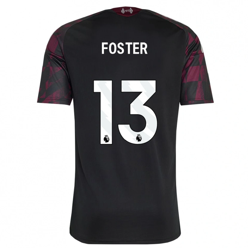 Danxen Femme Maillot Rylee Foster #13 Noir Blanc Violet Troisieme 2026/27 T-Shirt