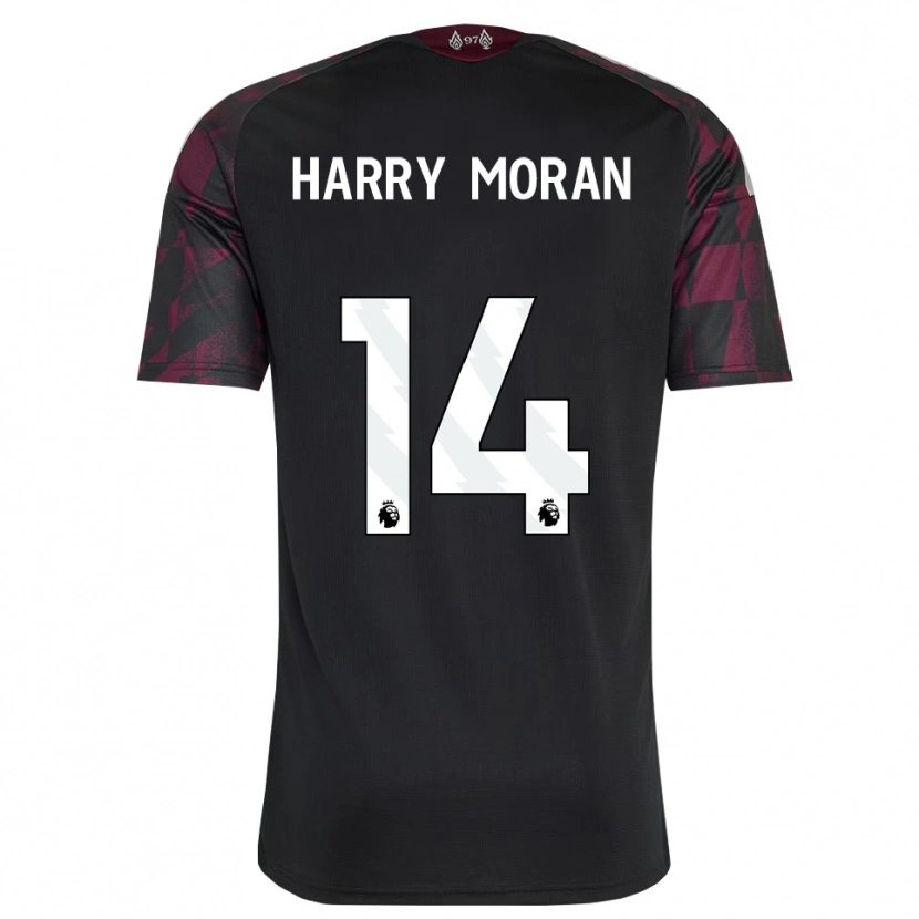 Danxen Femme Maillot Harry Moran #14 Noir Blanc Violet Troisieme 2026/27 T-Shirt