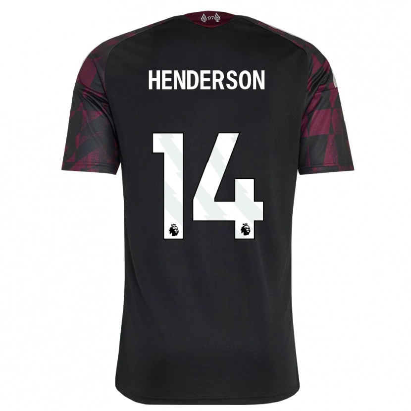 Danxen Femme Maillot Henderson #14 Noir Blanc Violet Troisieme 2026/27 T-Shirt
