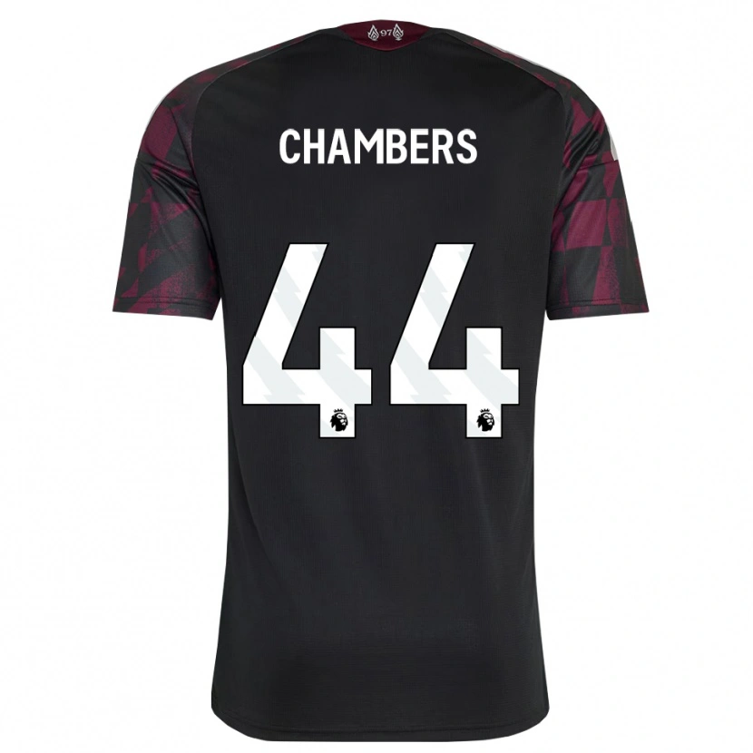 Danxen Femme Maillot Luke Chambers #44 Noir Blanc Violet Troisieme 2026/27 T-Shirt