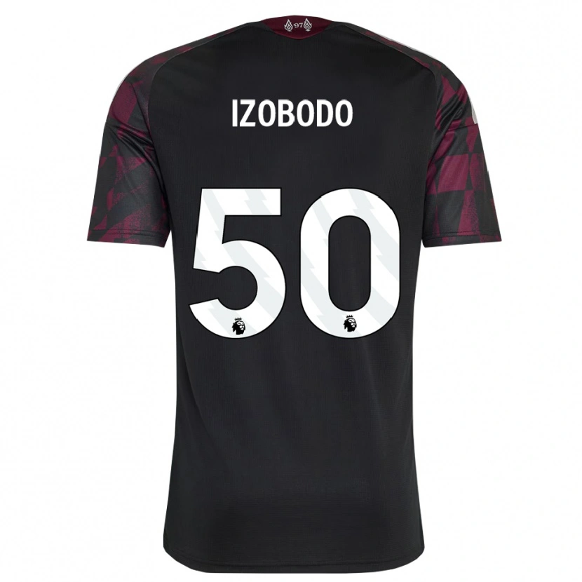 Danxen Femme Maillot Elijah Izobodo John #50 Noir Blanc Violet Troisieme 2026/27 T-Shirt