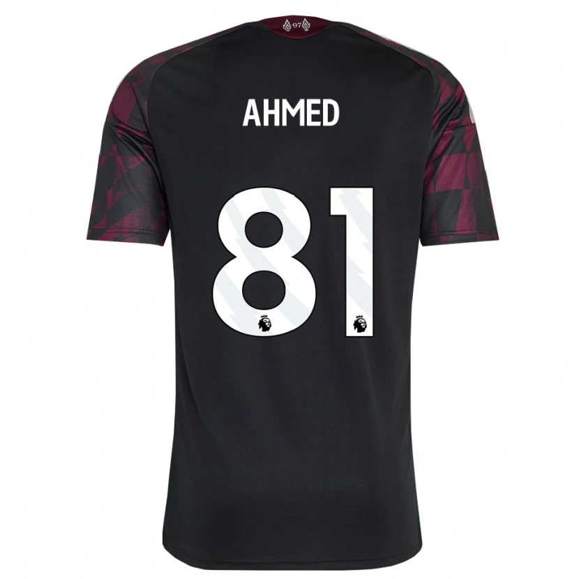 Danxen Femme Maillot Karim Ahmed #81 Noir Blanc Violet Troisieme 2026/27 T-Shirt