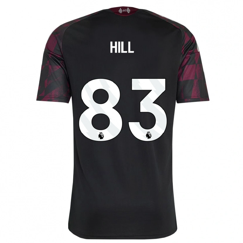Danxen Femme Maillot Thomas Hill #83 Noir Blanc Violet Troisieme 2026/27 T-Shirt