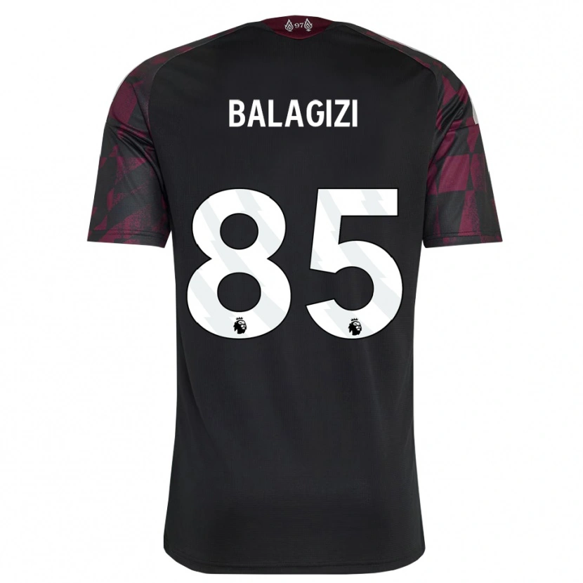 Danxen Femme Maillot James Balagizi #85 Noir Blanc Violet Troisieme 2026/27 T-Shirt