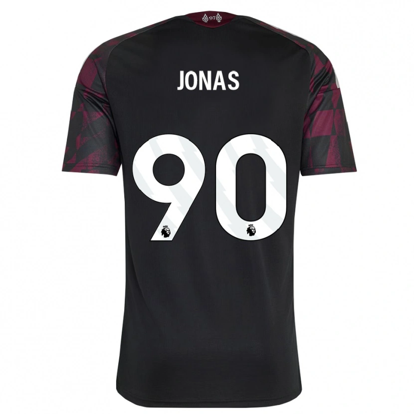 Danxen Femme Maillot Lee Jonas #90 Noir Blanc Violet Troisieme 2026/27 T-Shirt