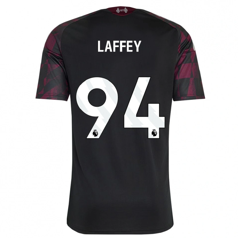 Danxen Femme Maillot Michael Laffey #94 Noir Blanc Violet Troisieme 2026/27 T-Shirt