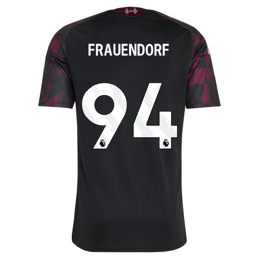 Danxen Femme Maillot Melkamu Frauendorf #94 Noir Blanc Violet Troisieme 2026/27 T-Shirt