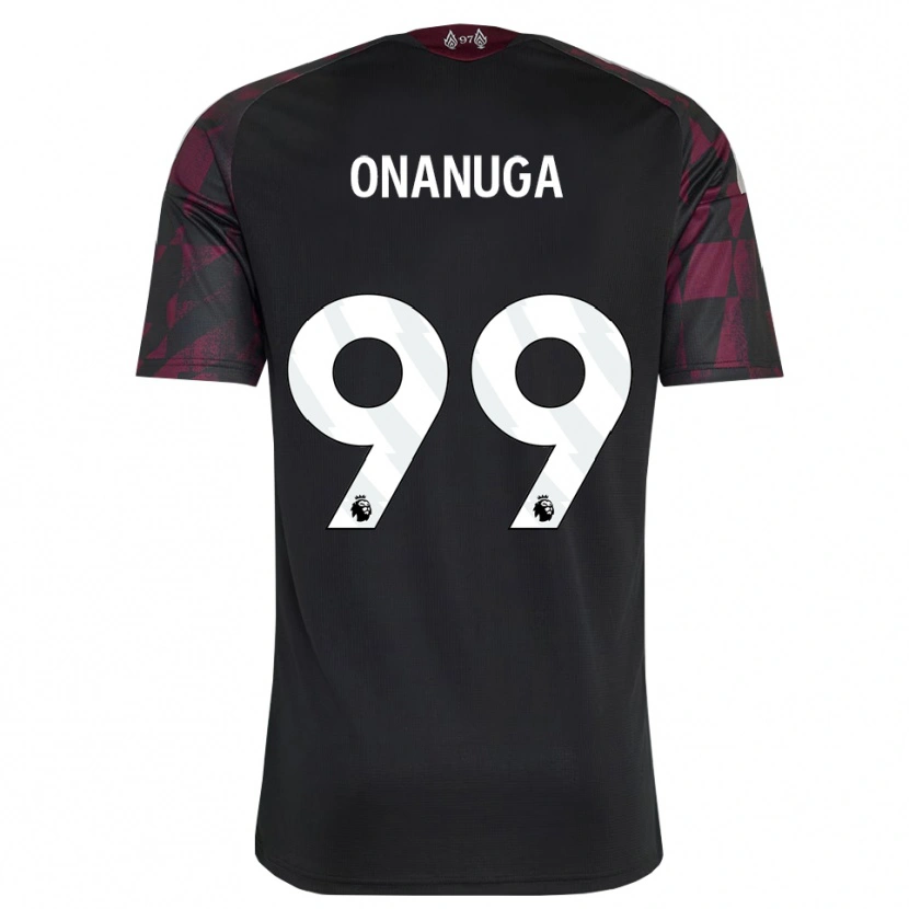 Danxen Femme Maillot Fola Onanuga #99 Noir Blanc Violet Troisieme 2026/27 T-Shirt