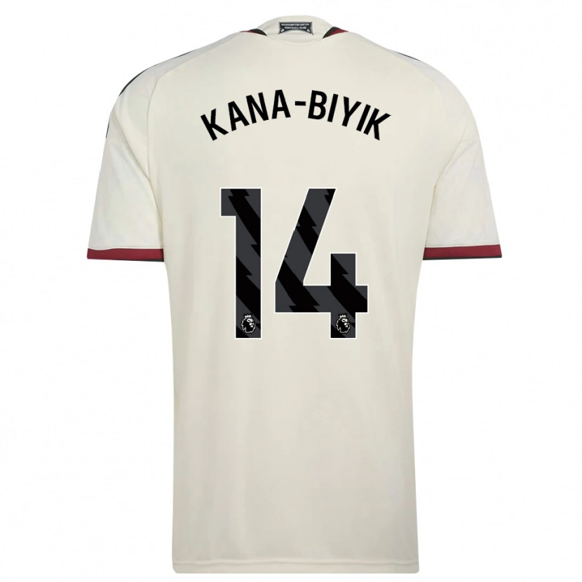 Danxen Femme Maillot Enzo Kana-Biyik #14 Beige Noir Rouge Troisieme 2026/27 T-Shirt