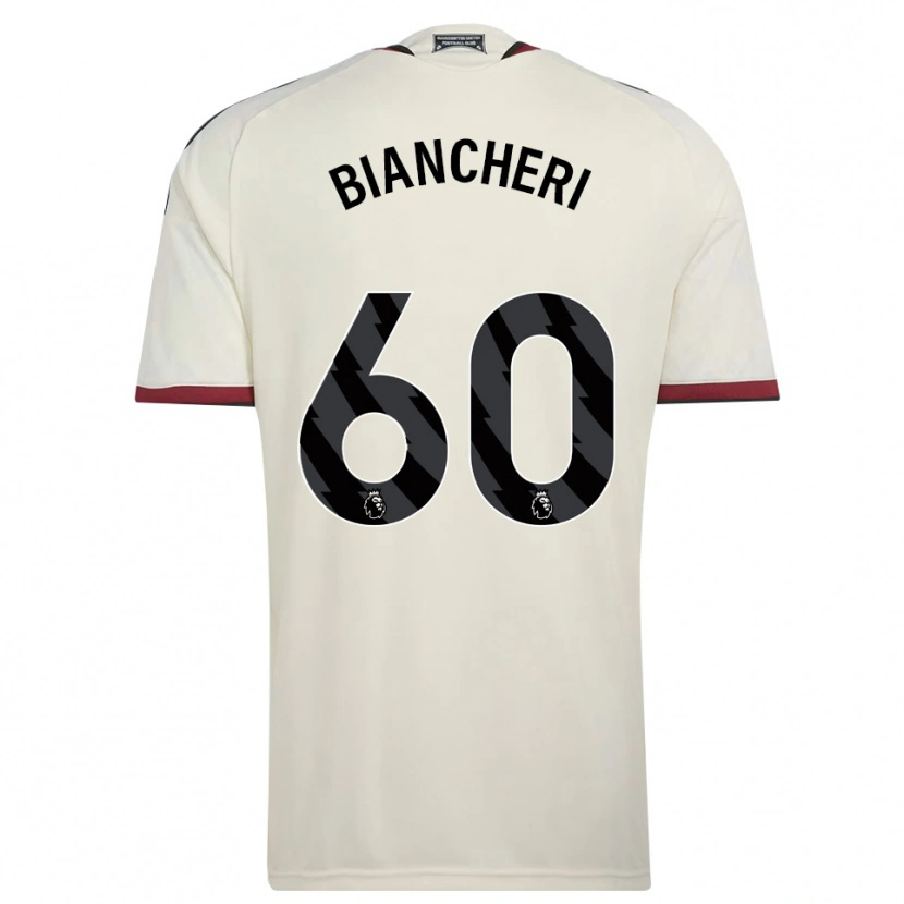 Danxen Femme Maillot Gabriele Biancheri #60 Beige Noir Rouge Troisieme 2026/27 T-Shirt